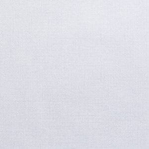 Tapetti on sävyltään utuisen harmaansininen ja tekstuuripinta on valkoinen.