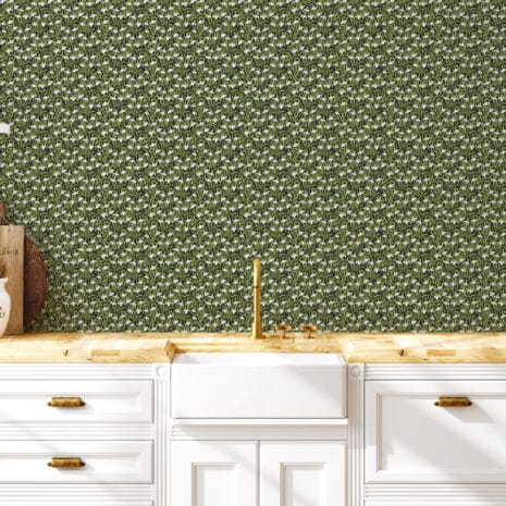 Wall,Mockup,In,Kitchen,Interior,Background,,Farmhouse,Style,,3d,Render Wall,Mockup,In,Kitchen,Interior,Background,,Farmhouse,Style,,3d,Render