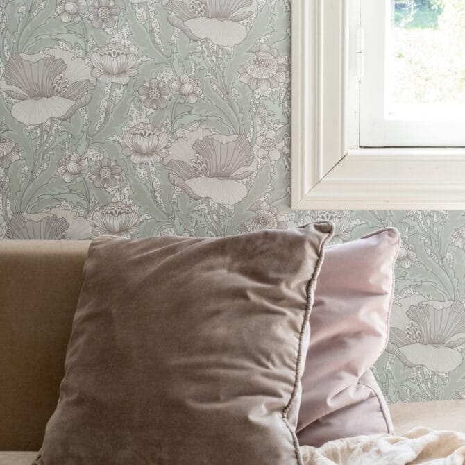 Unelma harmaa kukkatapetti Unelma harmaa kukkatapetti